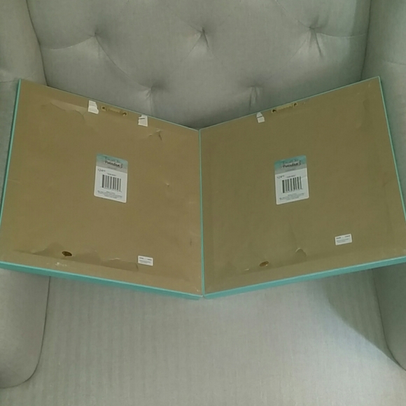 Two Turquoise Shell Mirrors - Picture 2 of 2